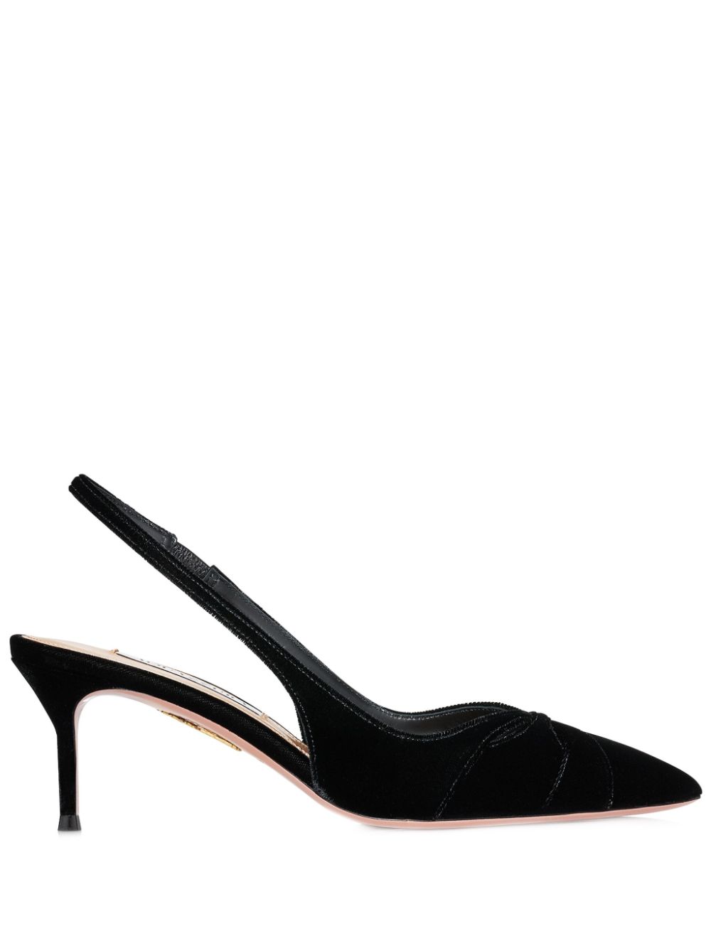 Aquazzura Moves 65 mm slingback pumps Zwart