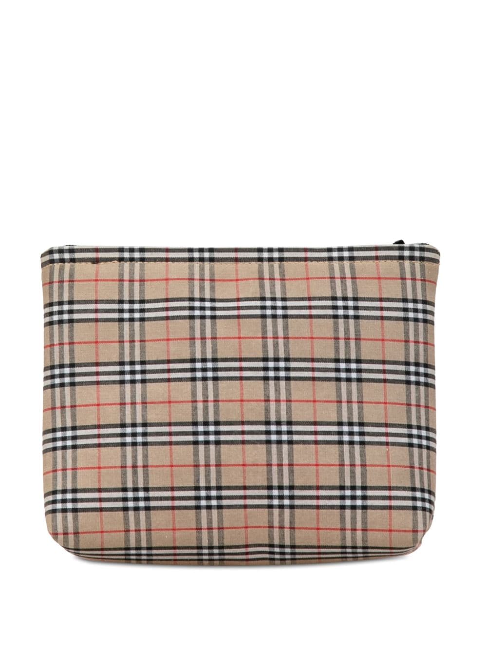 Burberry Pre-Owned 20th Century House Check Canvas pouch - Bruin