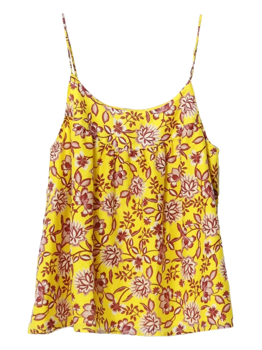 Xirena Mari floral-print strap top - Giallo
