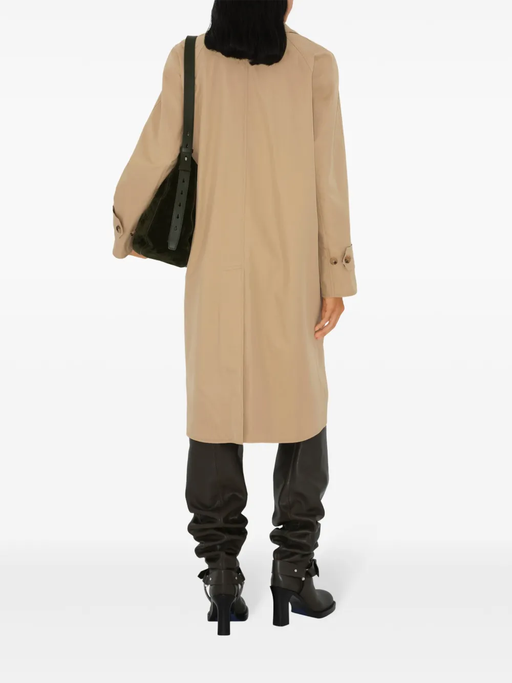 Burberry Reversible Long Gabardine Car Coat Neutrals FARFETCH
