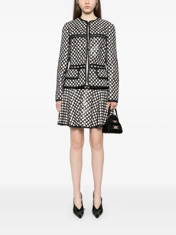 ジャケット GIAMBATTISTA VALLI BOUCLE JACKET Giambattista Valli - Embellished bouclé cropped jacket
