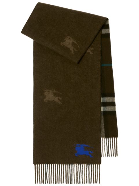 Burberry checkered reversible scarf Men