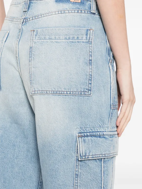 MOTHER Spinner Cargo Jeans | Blue | FARFETCH