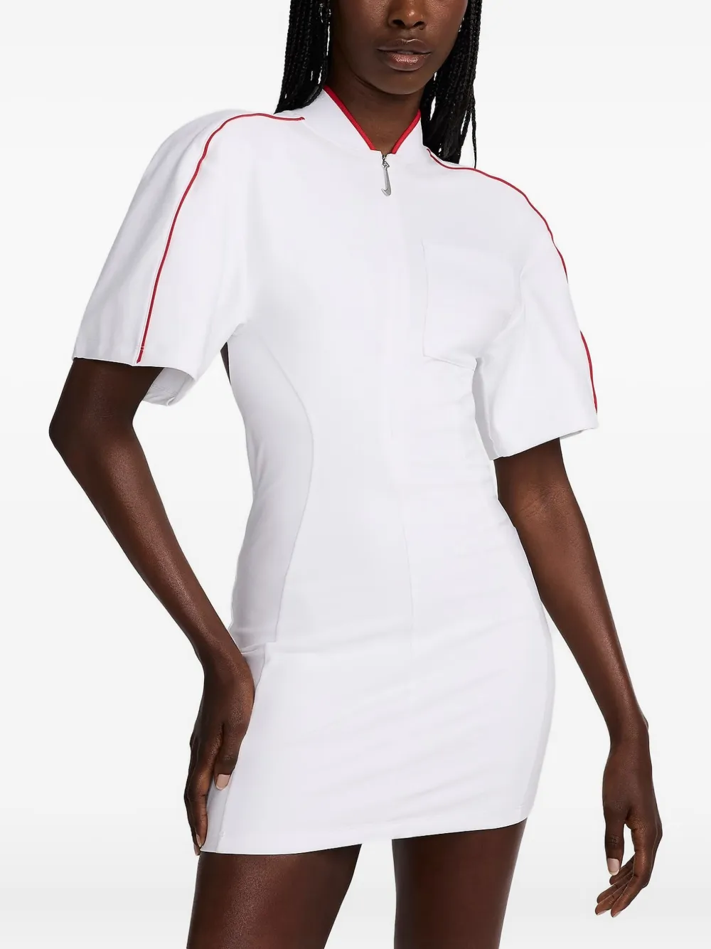 Nike x Jacquemus オープンバック ミニドレス - ホワイト Nike x Jacquemus オープンバック ミニドレス - ホワイト