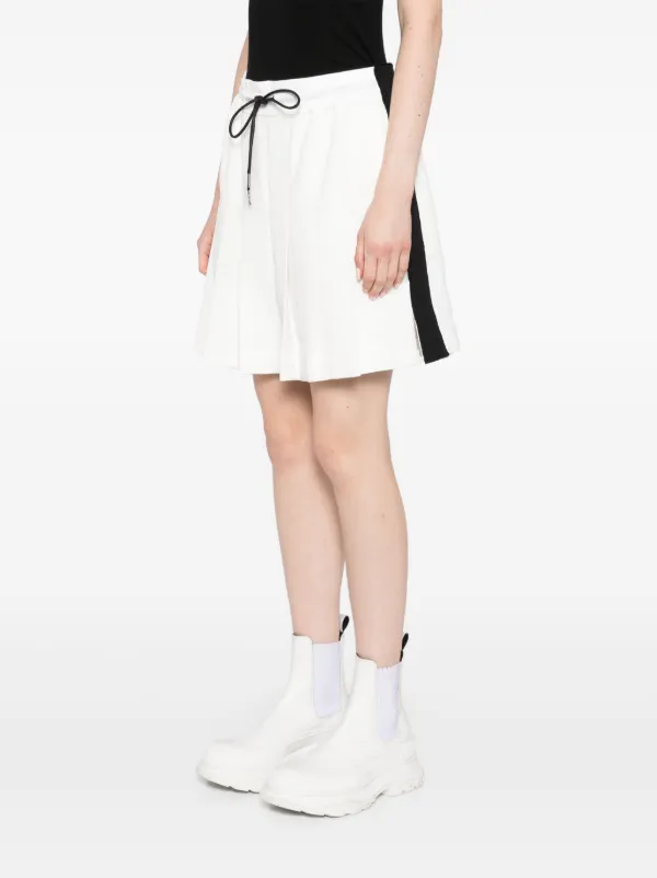 Sacai プリーツ ショートパンツ | ホワイト | FARFETCH JP