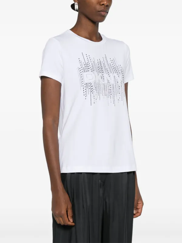 DKNY logo-embellished T-shirt | White | FARFETCH GE Dkny DKNY logo-embellished T-shirt | White | FARFETCH GE Dkny
