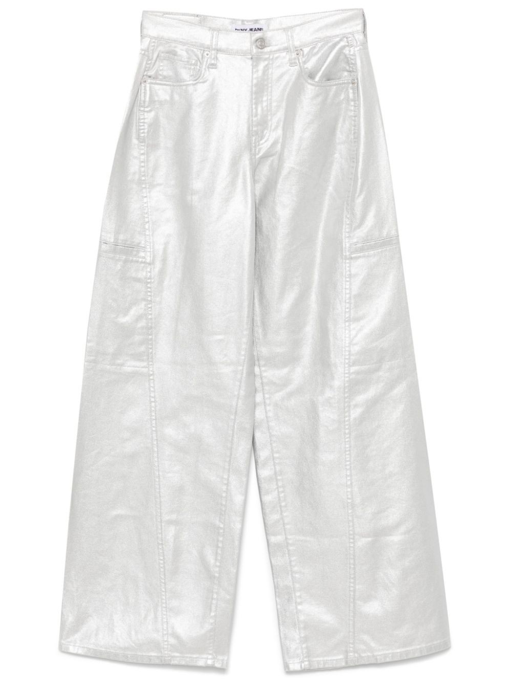 high-rise cargo trousers