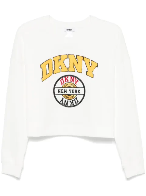 DKNY Sweatshirt im College-Look