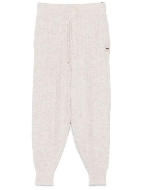 DKNY cable-knit trousers