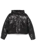 DKNY crosswalk-print cropped jacket - Black