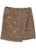 DKNY sequined mini skirt - Yellow