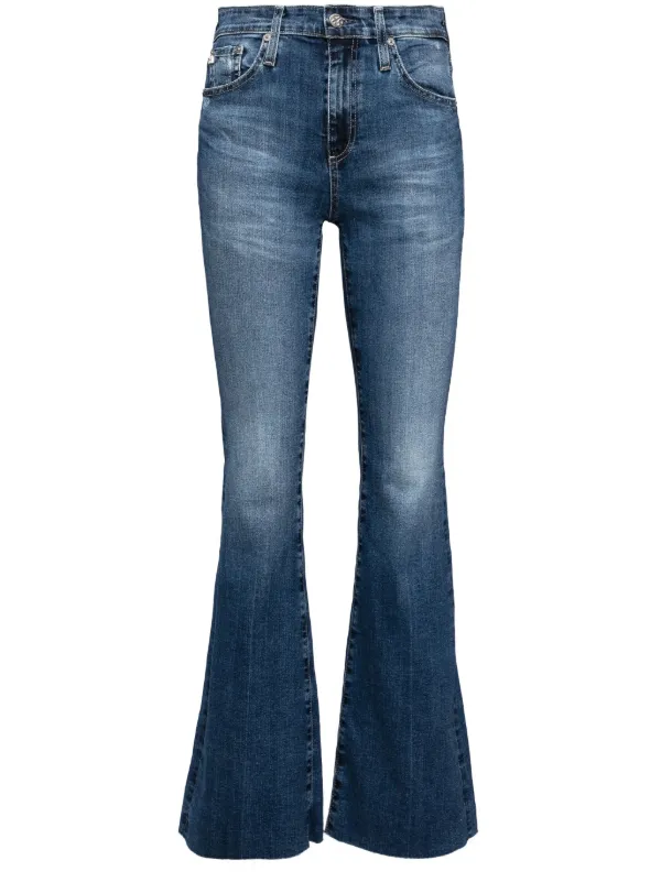 AG Jeans Farrah Bootcut Jeans Blue FARFETCH GE