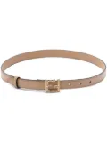 FENDI logo-plaque belt - Brown