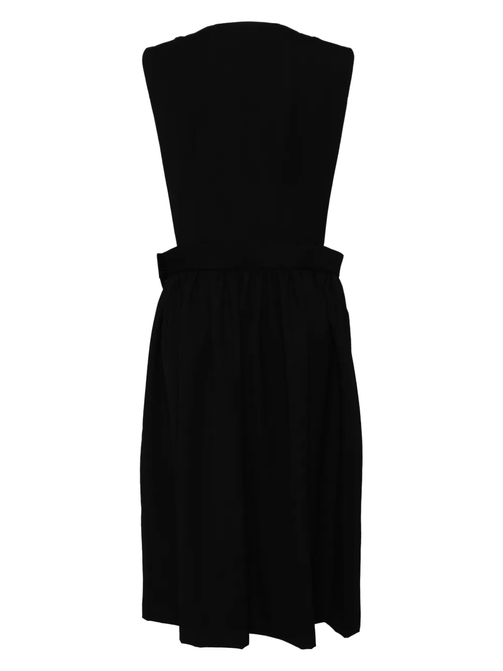 Comme Des Garçons Girl Mouwloze midi-jurk - Zwart