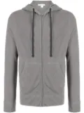 James Perse french terry zip up hoodie - Grey