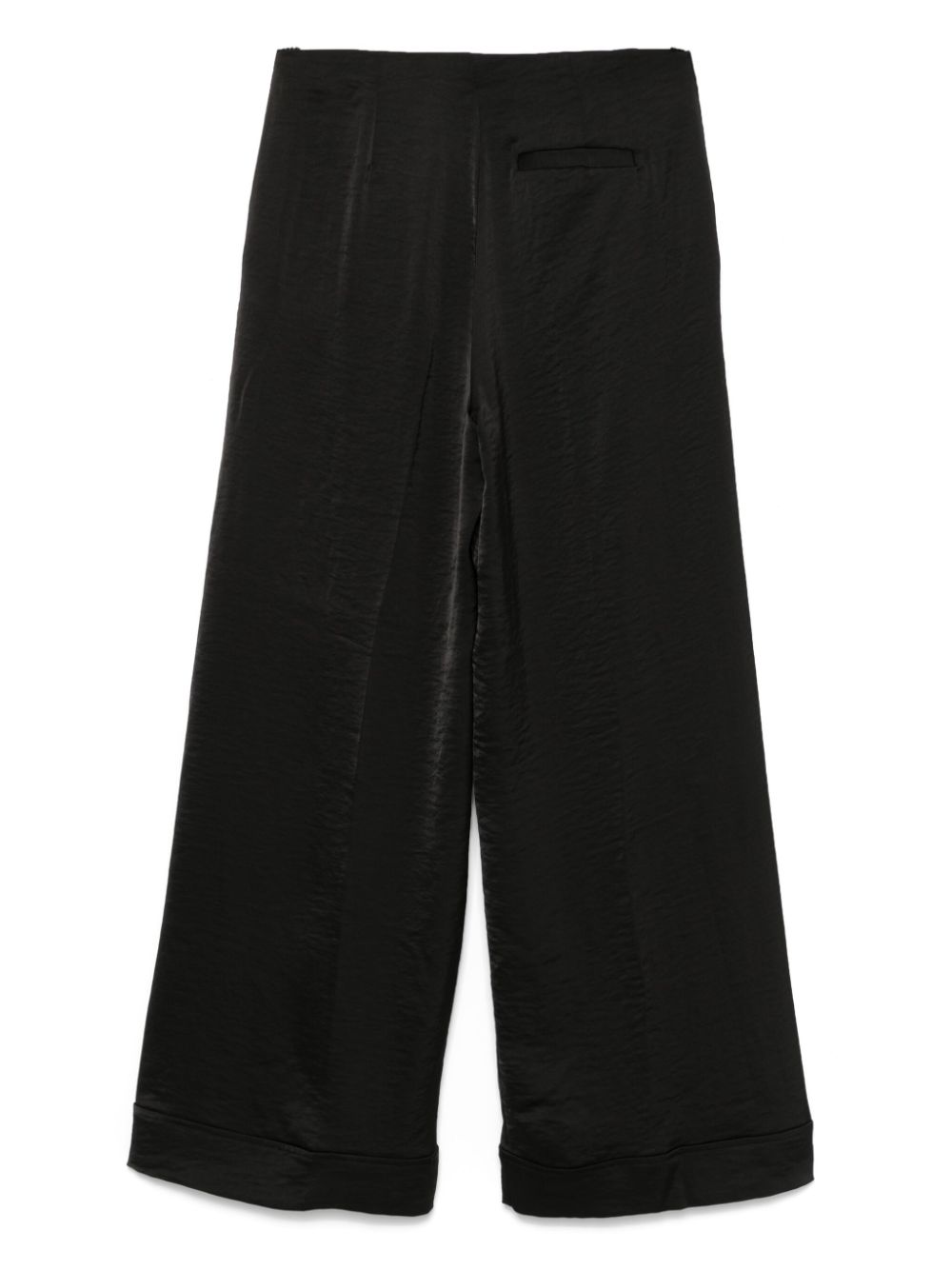 DKNY Broek met wijde pijpen - Zwart