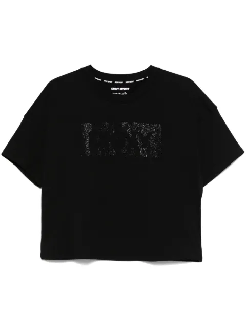 DKNY stud-embellished T-shirt 