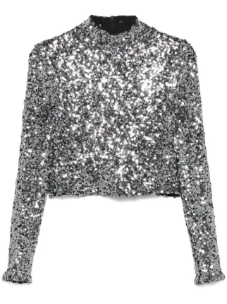 DKNY スパンコール トップ | グレー | FARFETCH JP