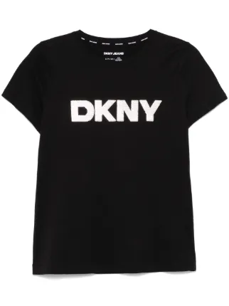 DKNY スパンコール ロゴ Tシャツ | ブラック | FARFETCH JP