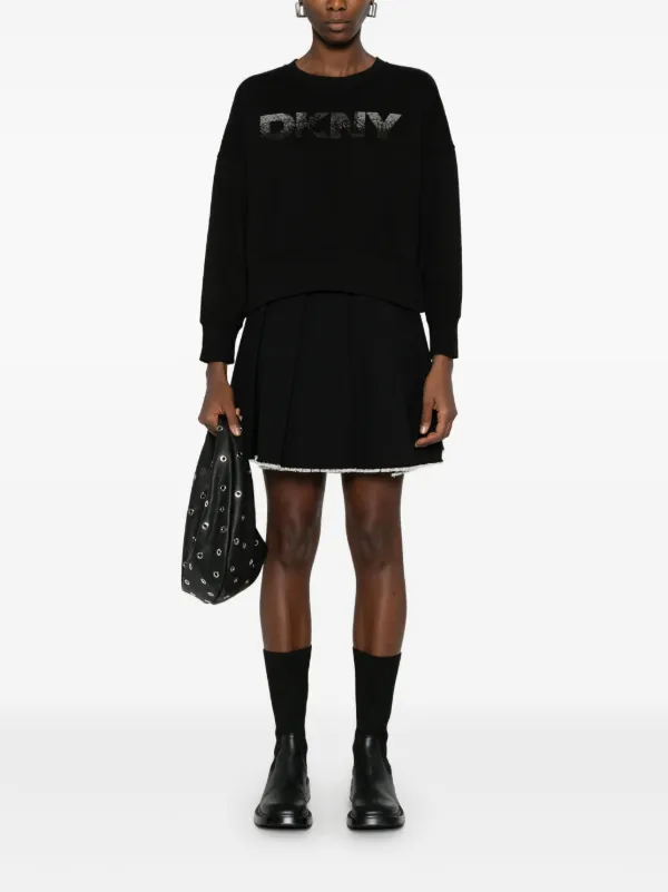DKNY スパンコール スウェットシャツ | ブラック | FARFETCH JP