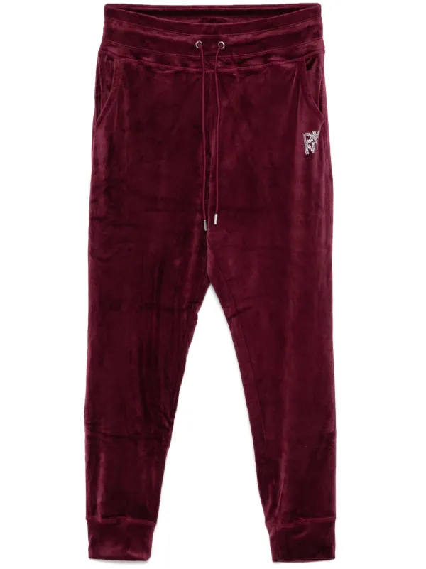 DKNY logo-embellished Track Pants Red FARFETCH IN