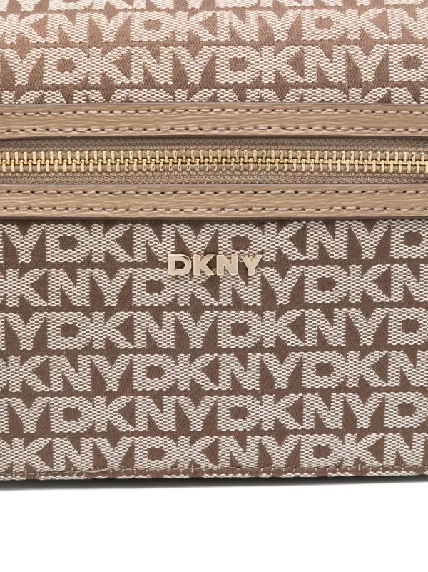 DKNY Medium Bryant Ave Cross Body Bag | Brown | FARFETCH IN