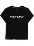 DKNY sequin-embellished T-shirt - Black