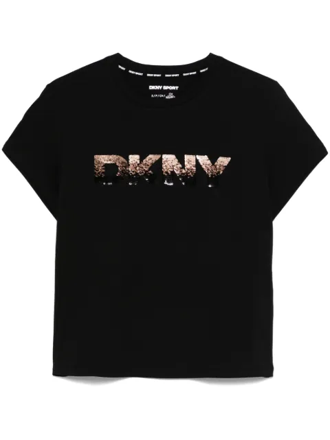DKNY sequin-embellished T-shirt