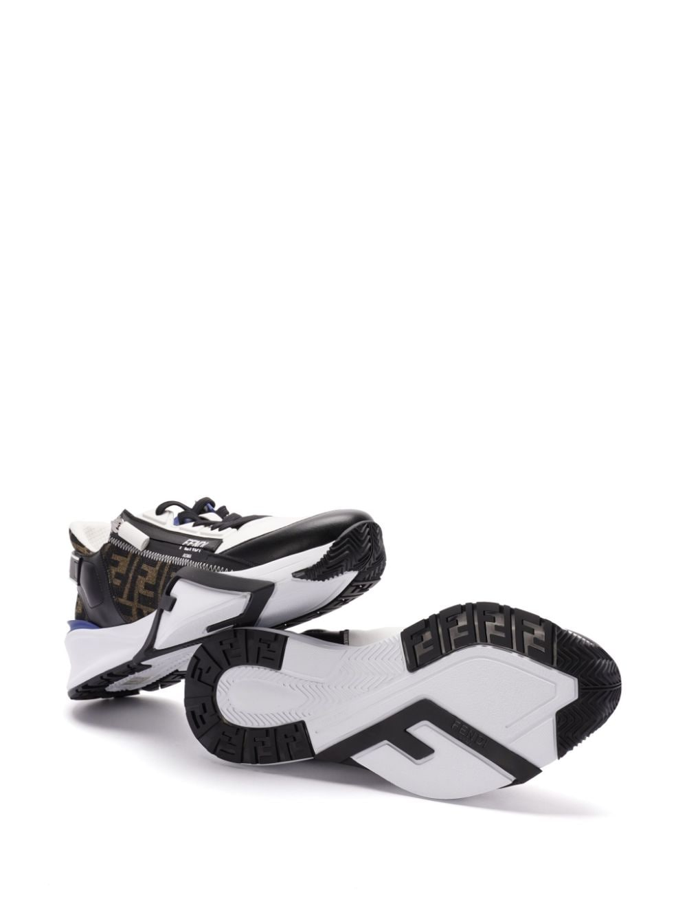 Shop Fendi Flow Sneakers In Black