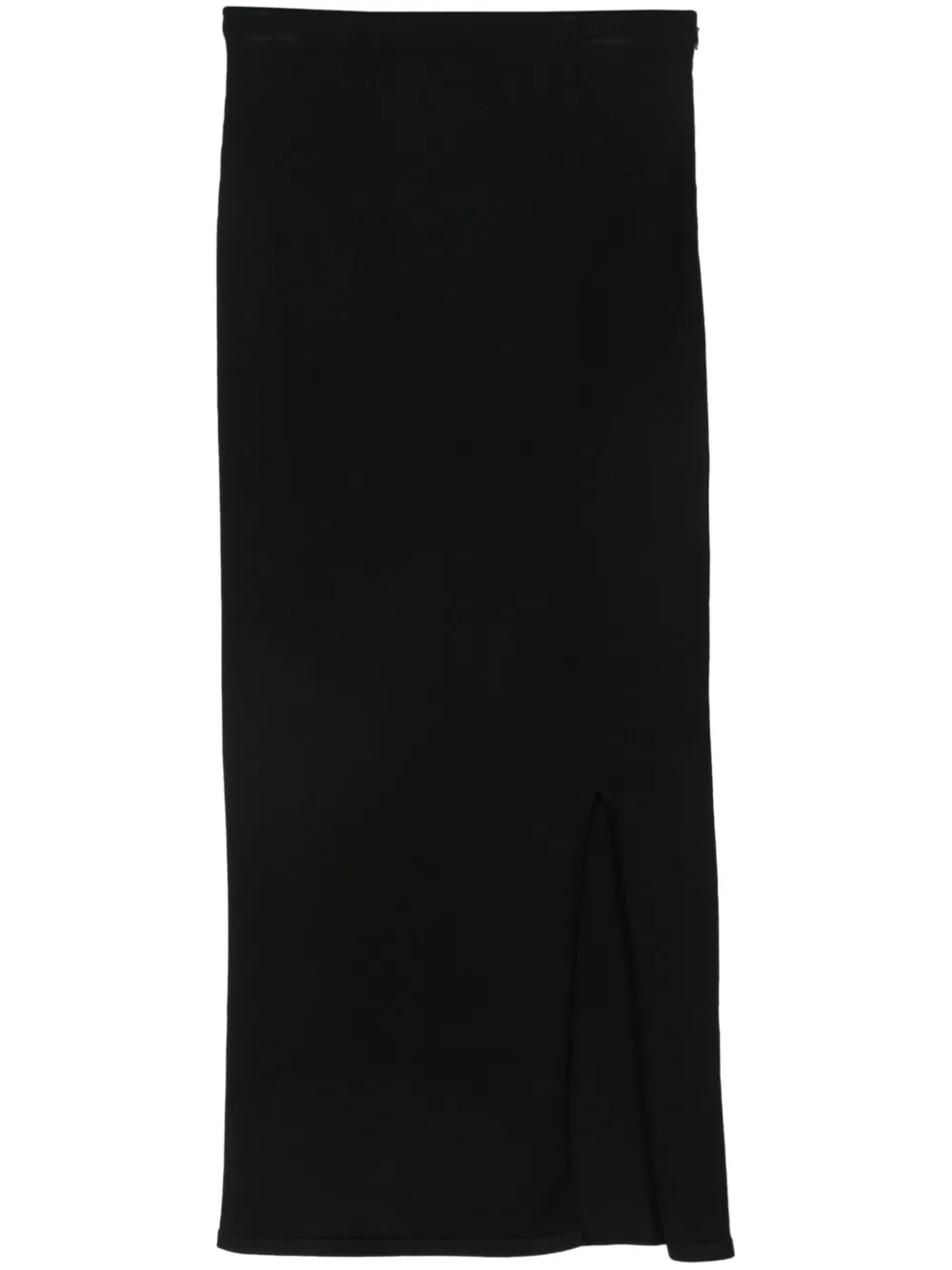 Federica Tosi knitted maxi skirt – Black