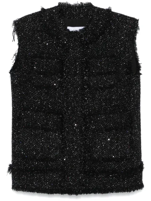 MSGM lurex-detail gilet