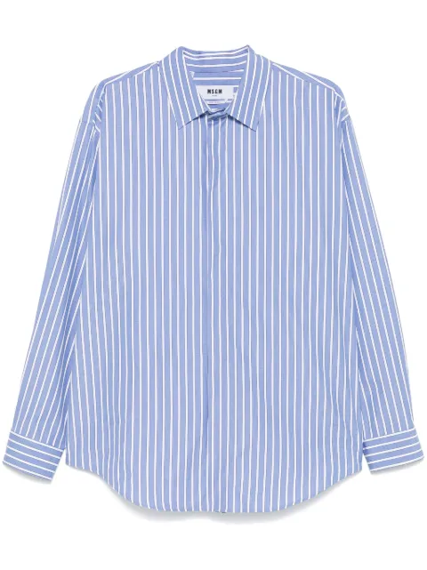 MSGM Camisa com listras