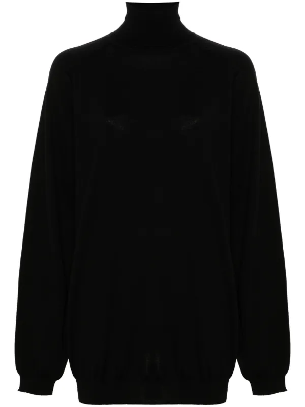 Moschino Logo-charm Sweater in Black