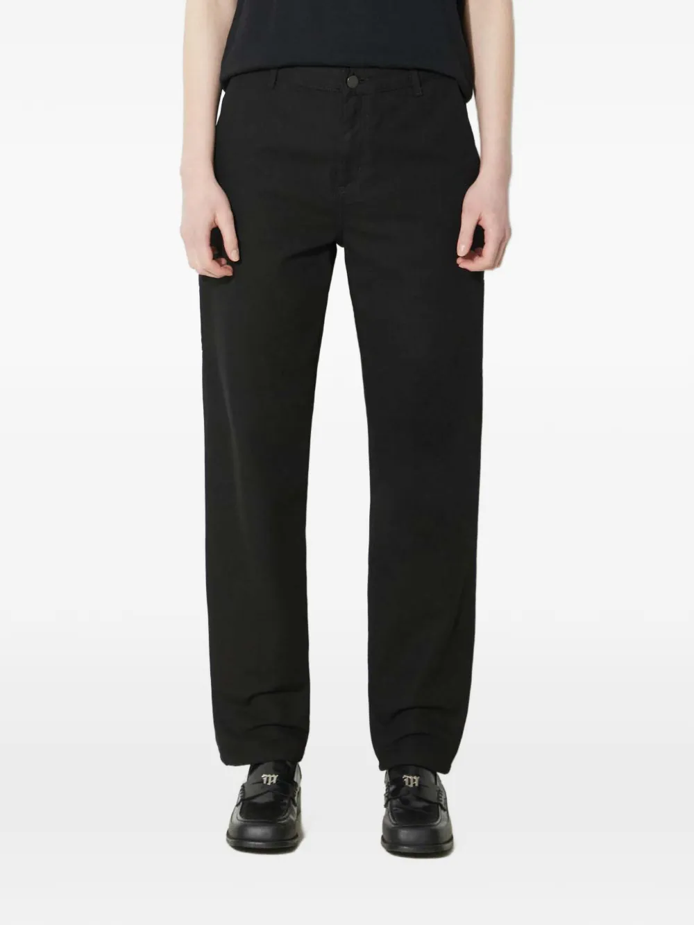 Carhartt WIP logo-patch trousers | negro | Image 1