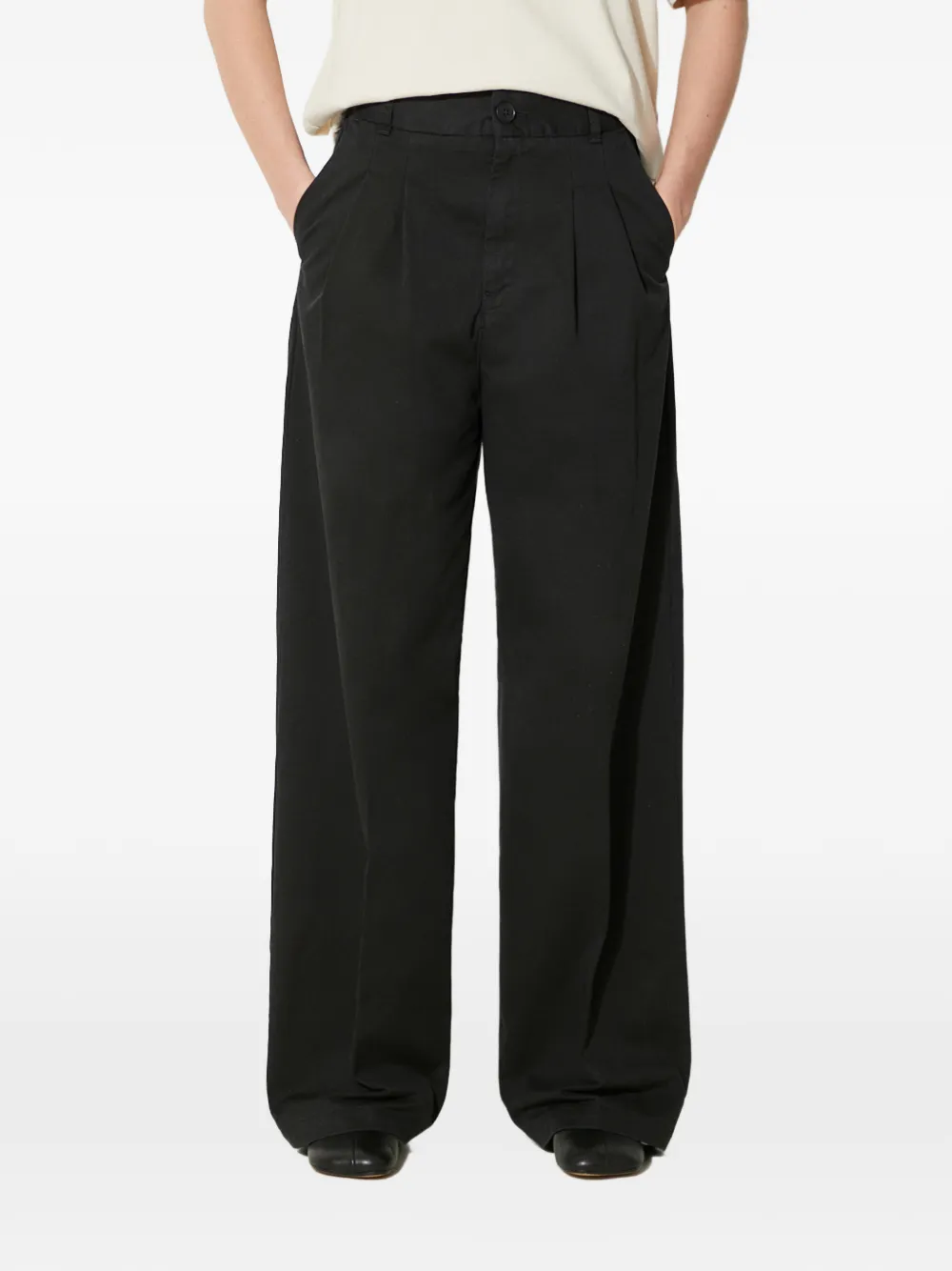 Carhartt WIP pleated trousers | Black | Image 1