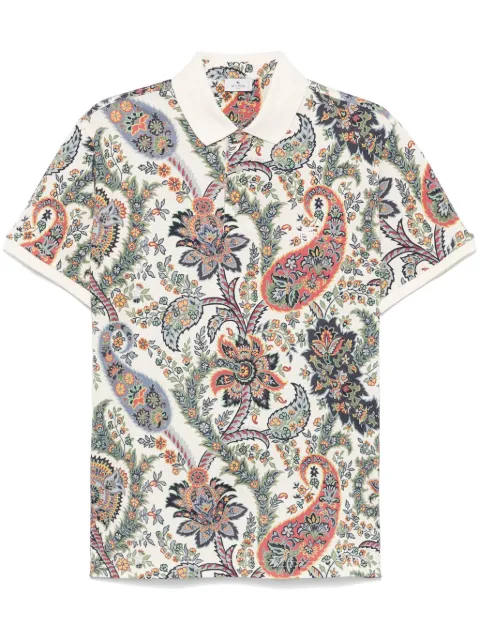 ETRO paisley-print polo shirt