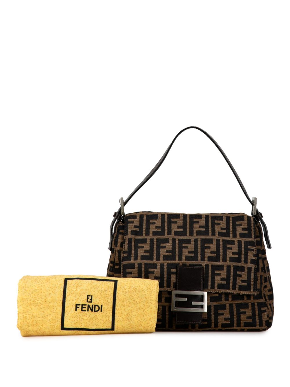 Fendi 2000-2010 Zucca Canvas Mamma Forever shoulder bag