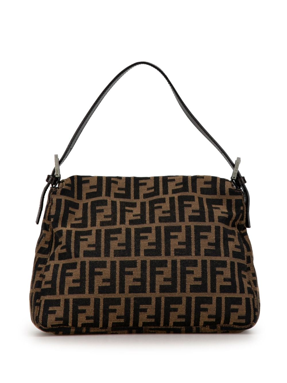 Fendi Pre-Owned 2000-2010 Zucca Canvas Mamma Forever shoulder bag - Bruin