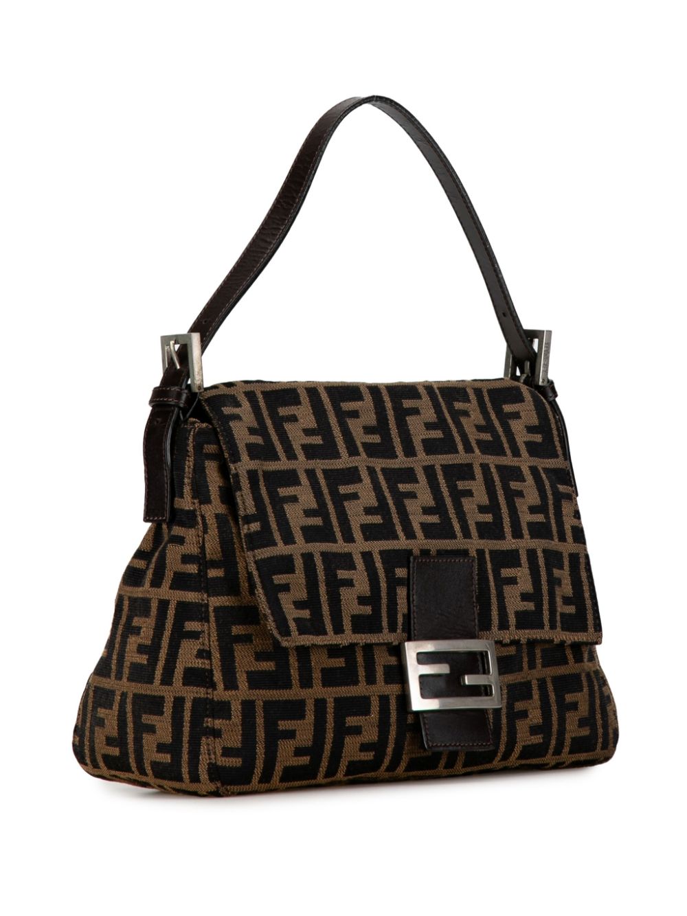 Fendi 2000-2010 Zucca Canvas Mamma Forever shoulder bag