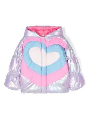 Billieblush ★ パッド入り ハート フード付きコート ★ 2-10Y Billieblush Jackets - Shop Designer Kidswear on FARFETCH