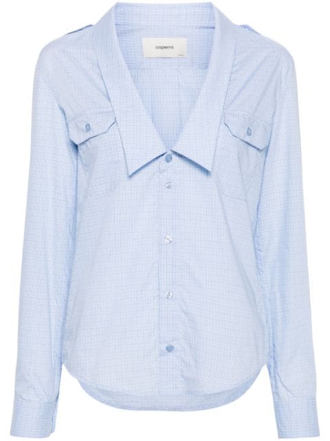 Coperni checked shirt