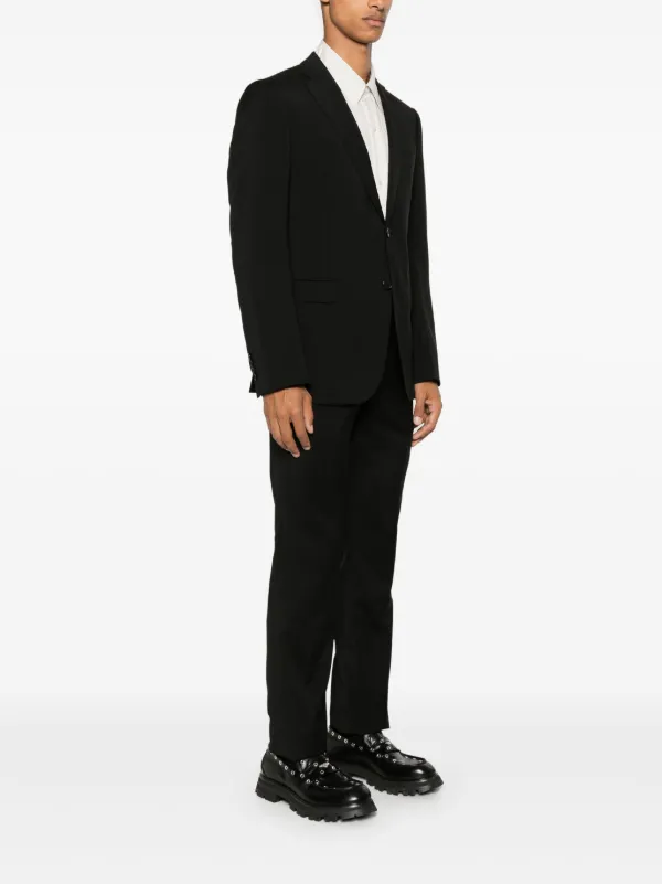 Emporio Armani virgin-wool Suit | Black | FARFETCH