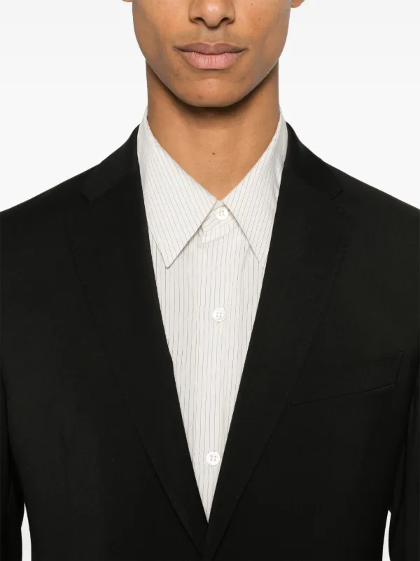 Emporio Armani ウールスーツ | ブラック | FARFETCH JP
