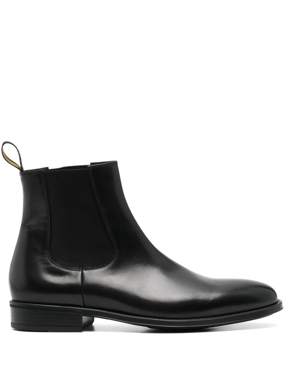 Doucal's leather Chelsea boots Black