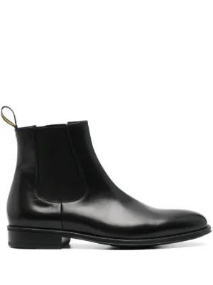 To Boot New York Christophe Leather Chelsea Boots | Black  display picture 2