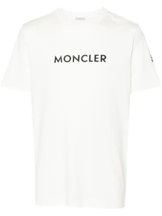Moncler ロゴ Tシャツ | ホワイト | FARFETCH JP