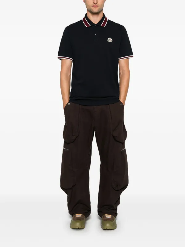 Tシャツ・カットソー MONCLER FW25 Logo patch polo shirt (K20918A0001484556 002) Logo-patch polo shirt | Moncler | OTTODISANPIETRO