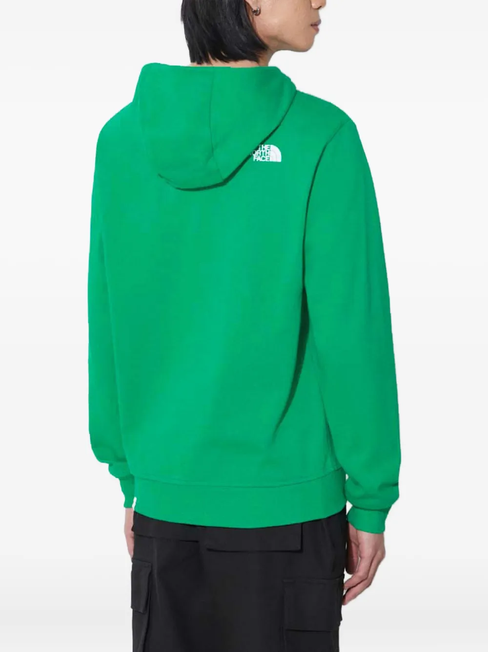 The North Face Hoodie met logodetail Groen