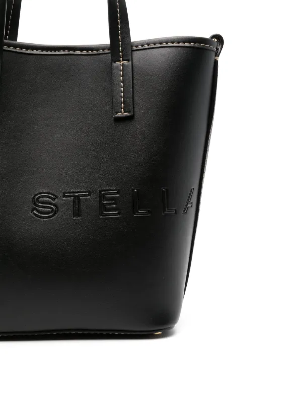 Stella McCartney ロゴ バケットバッグ | ブラック | FARFETCH JP