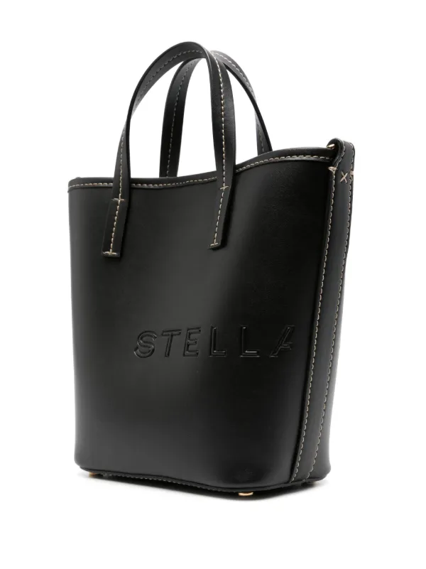 Stella McCartney ロゴ バケットバッグ | ブラック | FARFETCH JP